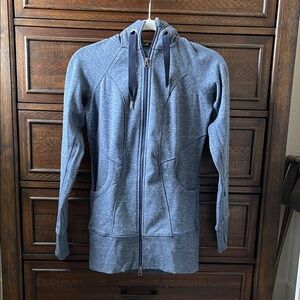 Athleta Women’s Blue Zip-Up Sweater